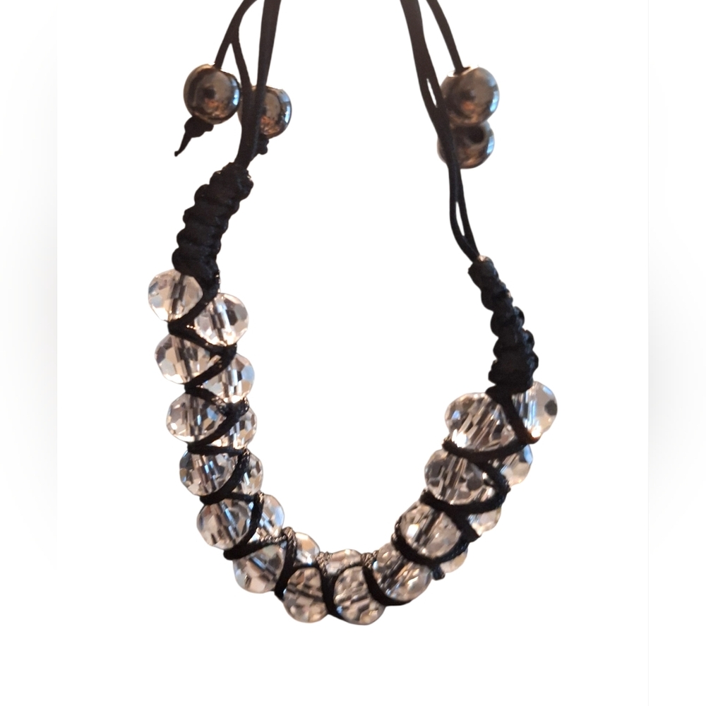 Elegant Black and Silver Women's Jewelry Set - Picture 3 of 4
